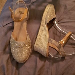 White Mountain Shoes - White Mountain| wedges ankle strap buckle White Mountain Shoes - White Mountain| wedges ankle strap buckle